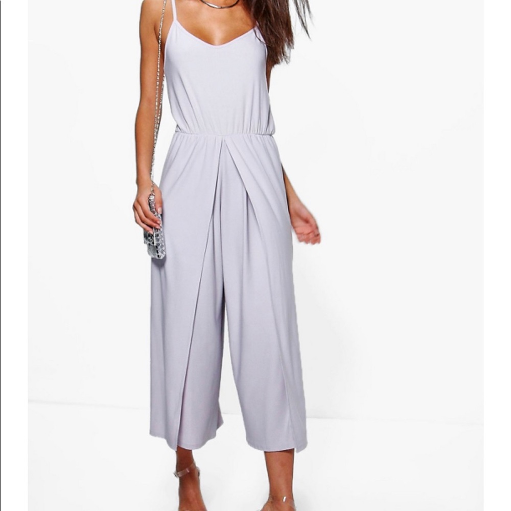 Boohoo lilac jumpsuit TALL